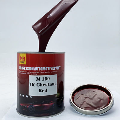M109 Chestnut Red 1K Car Paint Customized Acrylic Resin Car Colour Paint