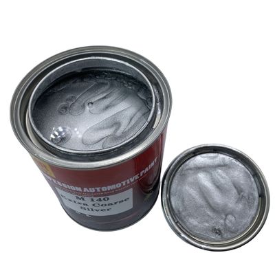 M140 1K Extra Coarse Silver Automotive Paint Refinish Car Paint Customizable