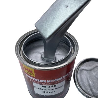 M140 1K Extra Coarse Silver Automotive Paint Refinish Car Paint Customizable