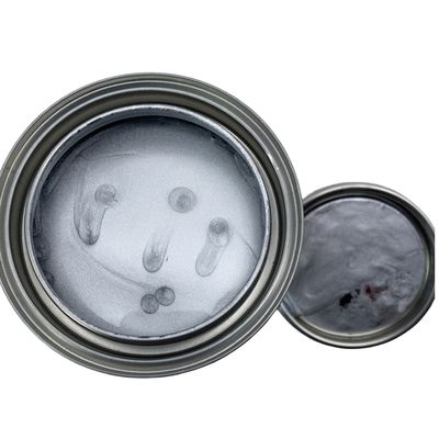 M136 1K Medium Bright Silver Auto Paint Metallic Silver Car Paint Smooth Finish