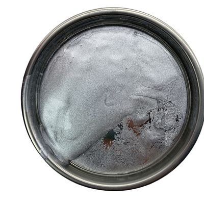 M136 1K Medium Bright Silver Auto Paint Metallic Silver Car Paint Smooth Finish