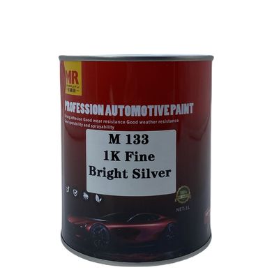 M133 1K Fine Bright Silver Car Paint Auto Refinish Paint Good Adhesion