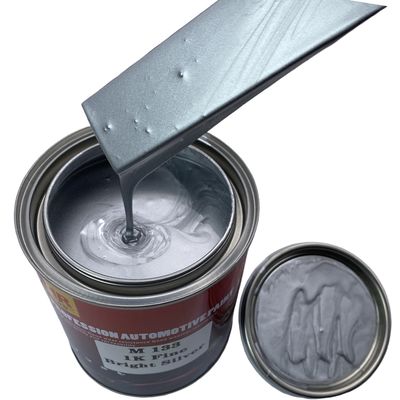 M133 1K Fine Bright Silver Car Paint Auto Refinish Paint Good Adhesion