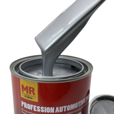 M130 1K Extra Fine Silver Auto Paint Car Refinish Paints Weather Resistance