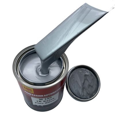 M130 1K Extra Fine Silver Auto Paint Car Refinish Paints Weather Resistance