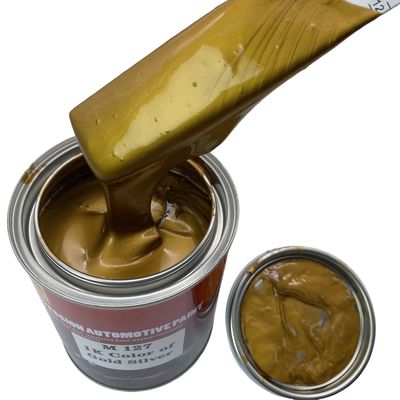 M127 1K Gold Silver Metallic Automotive Paint Car Colour Paint Strong Adhesion