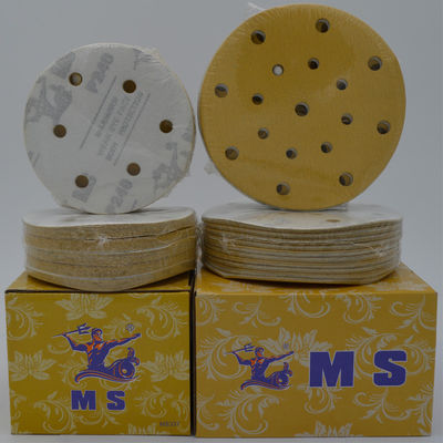 5 Inch 6 Inch 6 Hole 17Hole Dry Abrasive Paper Car Paint Tools