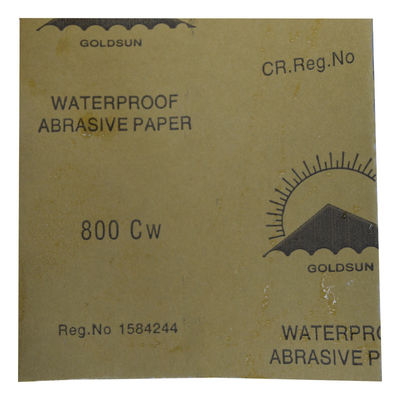 Wet Milling Car Sand Paper Abrasive Cloth Sheet 100mm Size Medium Hardness
