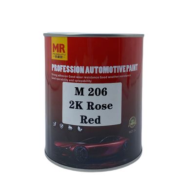 M206 2K Rose Red Automotive Refinish Paint Vivid Purple Red Colorant