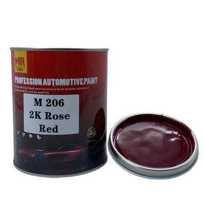 M206 2K Rose Red Automotive Refinish Paint Vivid Purple Red Colorant