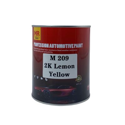 M209 2K Lemon Yellow Greenish Tone Mixing Base Colorant Professional Automotive Refinish Paint