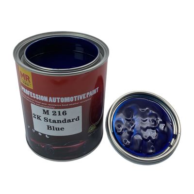 M216 2K Standard Blue Automotive Refinish Colorant True Blue Base with Red Toning Capacity