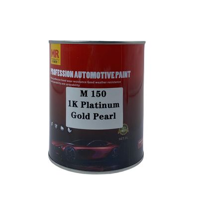 M150 1K Platinum Gold Pearl Automotive Basecoat Multi Angle Gold Metallic
