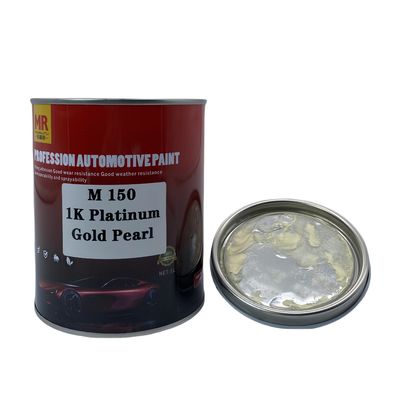 M150 1K Platinum Gold Pearl Automotive Basecoat Multi Angle Gold Metallic