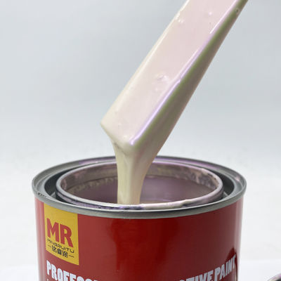 M154 1K Purple Pearl Automotive Basecoat Multi Angle Purple To Red Yellow Mist Effect