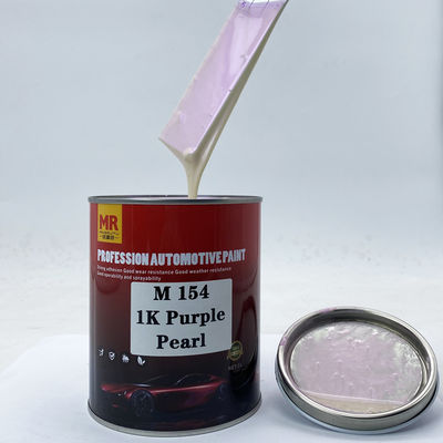 M154 1K Purple Pearl Automotive Basecoat Multi Angle Purple To Red Yellow Mist Effect