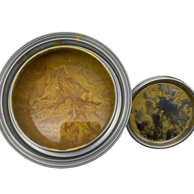 M157 1K Golden Pearl Automotive Basecoat Warm Gold to White Color Transition
