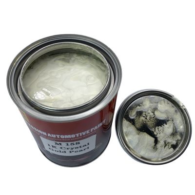 M158 1K Crystal Gold Pearl Automotive Basecoat Luminous Reflective Gold Finish