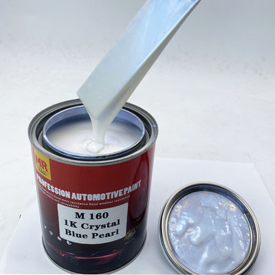 M160 1K Crystal Blue Pearl Automotive Basecoat Radiant Aquatic Blue Finish