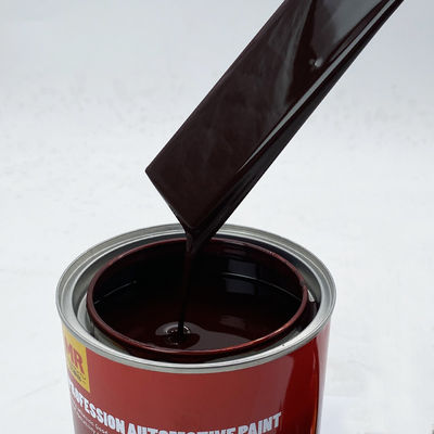 Transparent Red Solid Color 1K Car Paint Durable Acrylic Car Coating
