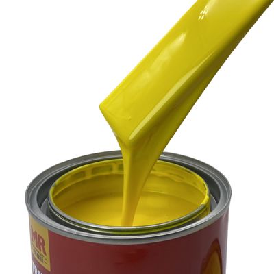 M209 Lemon Yellow 2 Pack Automotive Paint 2k Colour Paint For Car High Transparency