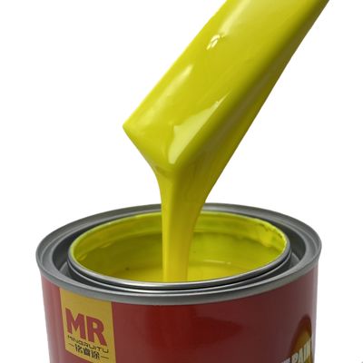 M210 Bright Yellow Automotive Paint 2K Acrylic Paint Weather Resistant