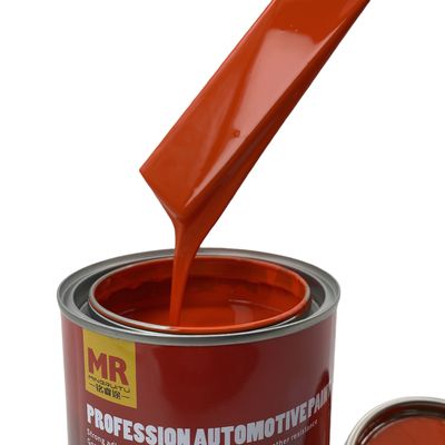 M208 Orange Red Car Paint 2K Auto Paint For Metal Strong Weather Resistance
