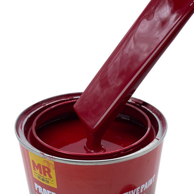 M107 1K Transparent Red Auto Colour Paint Solid Color Auto Paint High Durability