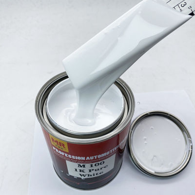 M100 Pure White Car Paint 1k Basecoat Car Paint Yellowing Resistance