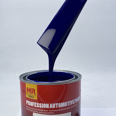 M124 1K Ultramarine Car Paint Good Adhesion Matte Black Car Paint