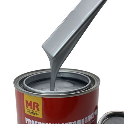 M130 1K Extra Fine Silver Auto Paint Car Refinish Paints Weather Resistance