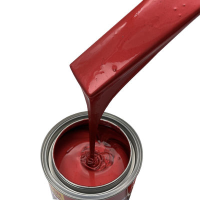 Premium M128 1K Color Of Red Silver Auto Paint Car Refinishing Paint