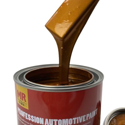 M126 1K Orange Silver Spray Paint For Car Metallic Silver Auto Paint High Coverage