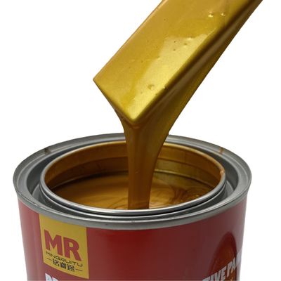 M149 1K Golden Yellow Pearl Automotive Basecoat High Chroma Yellow Pearl